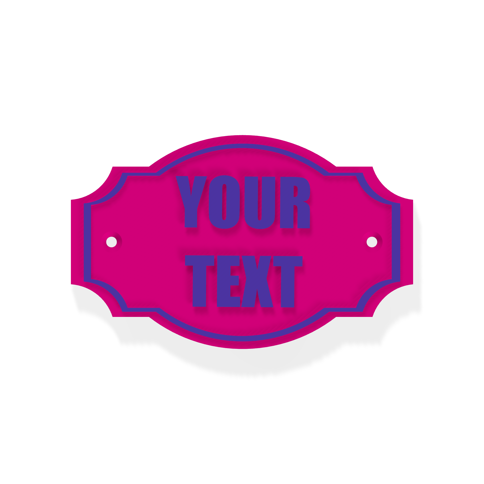 Modern Personalised Horse Stable Sign